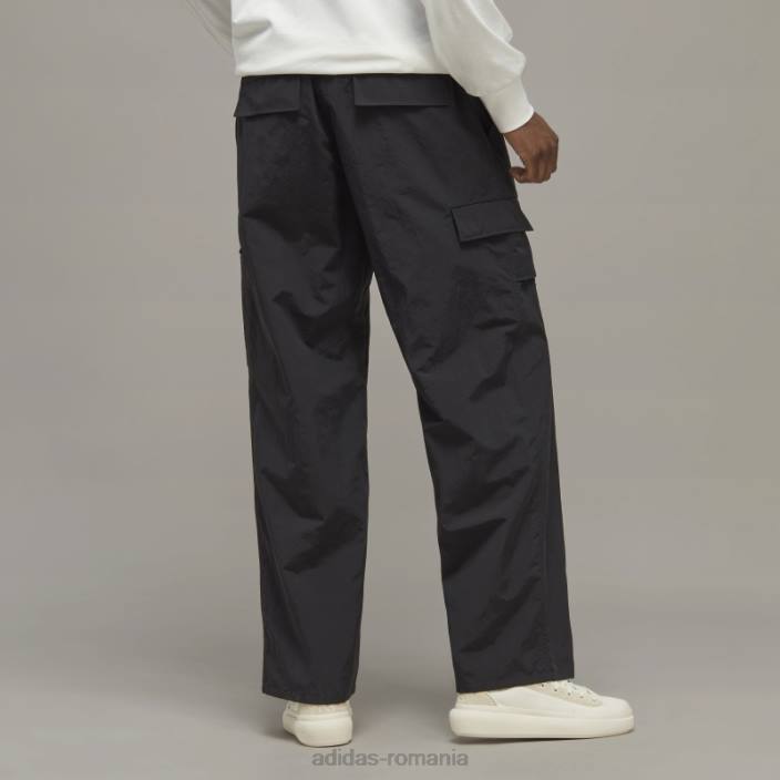 Adidas Pantaloni de trening din nailon șifonat y-3 bărbați2JBN14170
