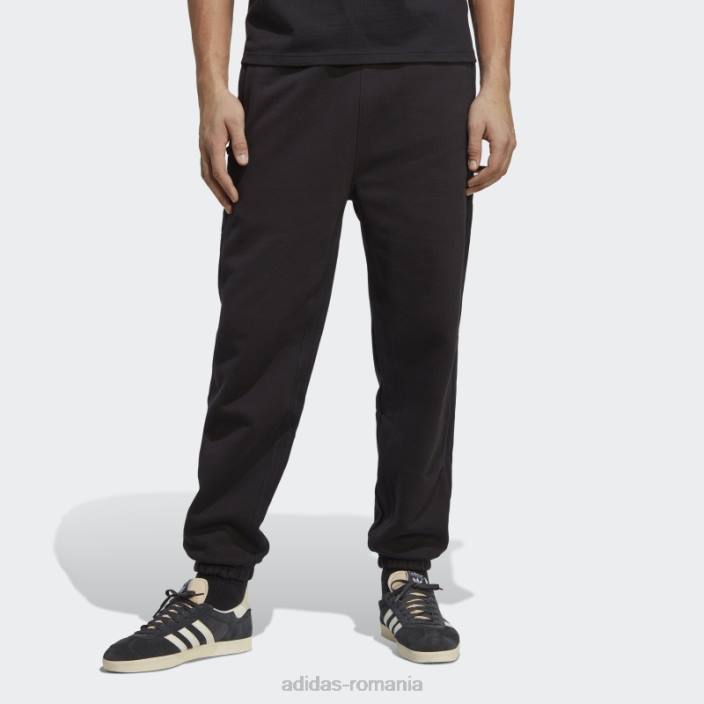 Adidas blue version essentials pantaloni de trening negri bărbați negru 2JBN21284