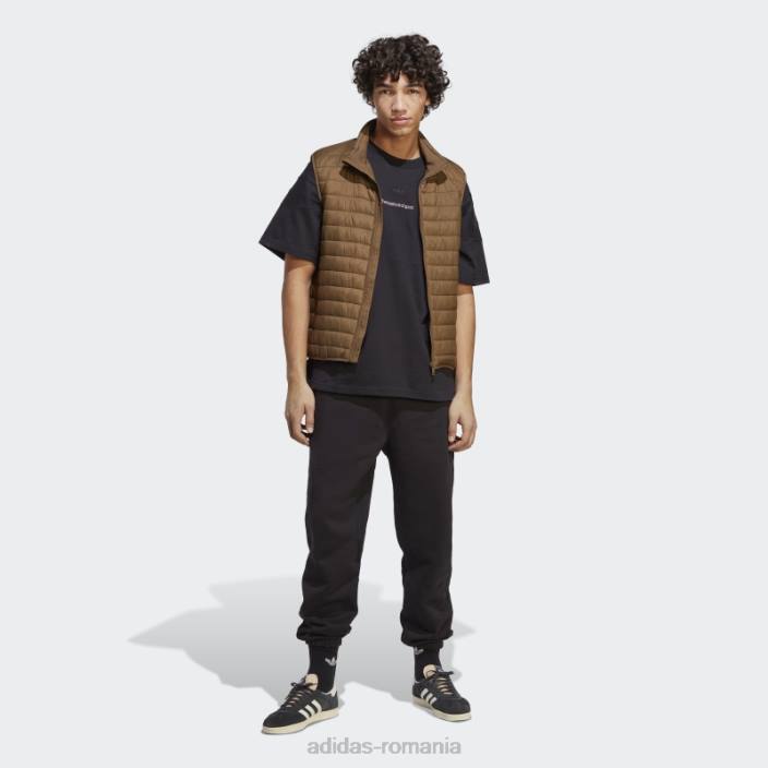 Adidas blue version essentials pantaloni de trening negri bărbați negru 2JBN21284