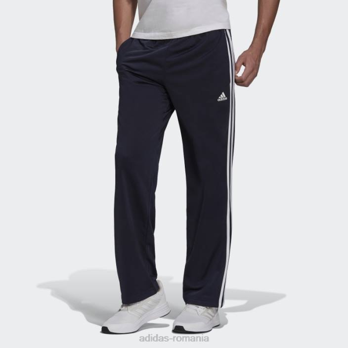 Adidas ink primegreen essentials încălzire tiv deschis pantaloni de sport cu 3 dungi bărbați cerneală/alb 2JBN21149