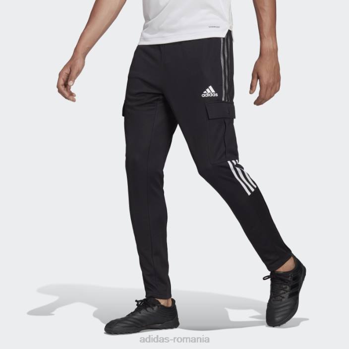 Adidas pantaloni cargo tiro negri adidas bărbați alb negru 2JBN21312