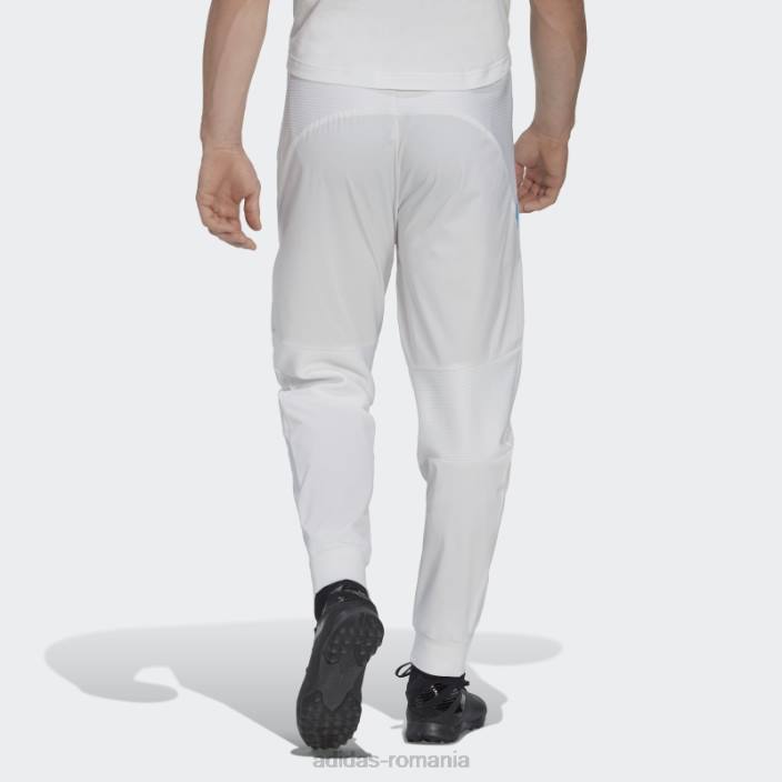 Adidas pantaloni de călătorie ziua jocului germania albi bărbați alb 2JBN21169