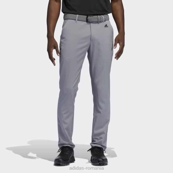 Adidas pantaloni de golf conici gri din materiale reciclate adidas bărbați gri 2JBN21171