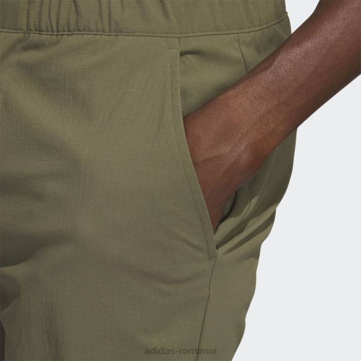 Adidas pantaloni de golf ripstop olive bărbați măsline 2JBN21278