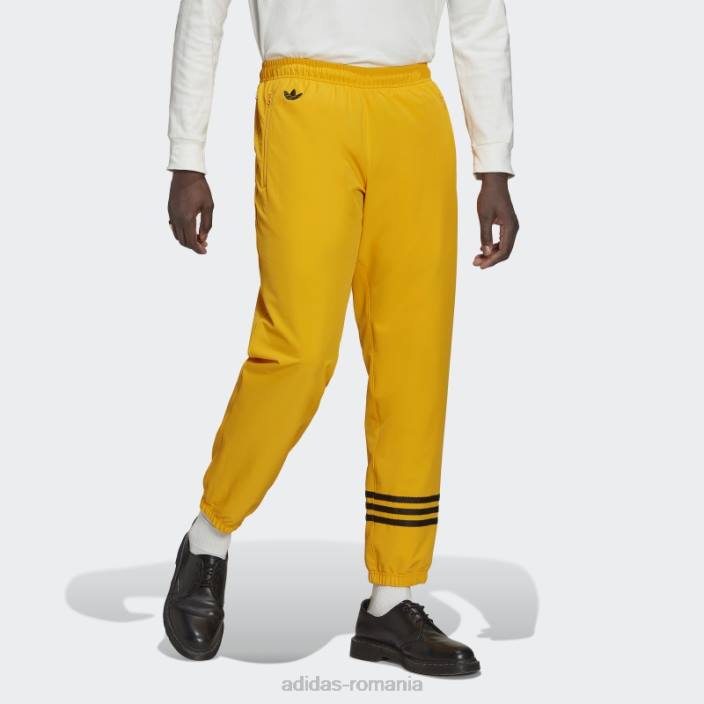 Adidas pantaloni de sport adicolor neuclassics aurii bărbați aur 2JBN21307