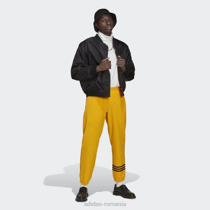 Adidas pantaloni de sport adicolor neuclassics aurii bărbați aur 2JBN21307