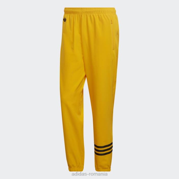 Adidas pantaloni de sport adicolor neuclassics aurii bărbați aur 2JBN21307