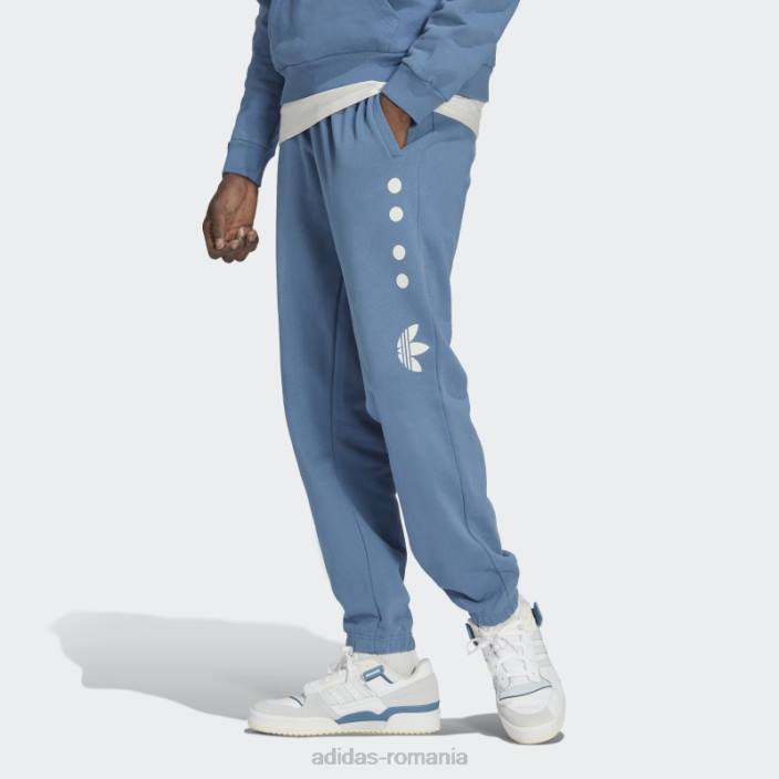 Adidas pantaloni de sport cu logo reclaim alterați albastru bărbați albastru alterat 2JBN21308