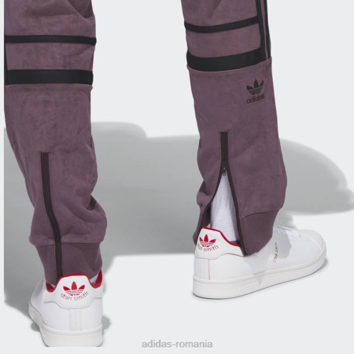 Adidas pantaloni de sport de pluș adicolor classics maro adidas bărbați maro 2JBN21303