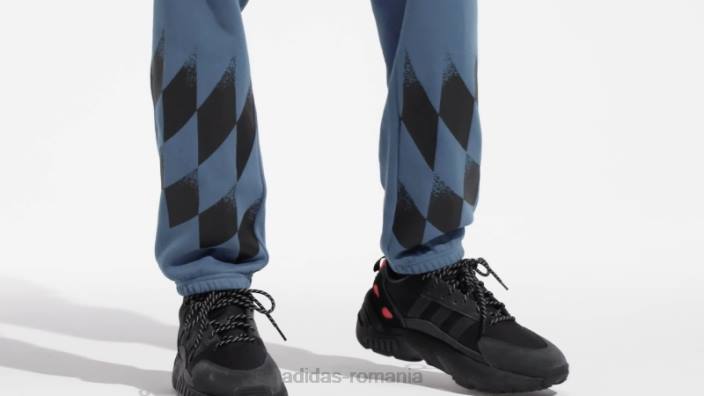 Adidas pantaloni de trening grafic plasați rekive oțel bărbați oţel 2JBN21244