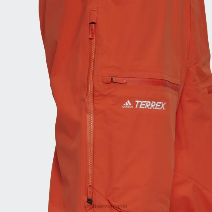 Adidas pantaloni de zapada terrex 3layer gore tex portocalii adidas bărbați portocale 2JBN21216
