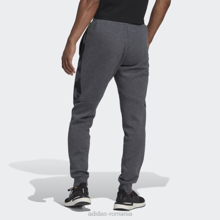 Adidas pantaloni din fleece cu imprimeu camuflat gri închis bărbați erica gri închis 2JBN21304