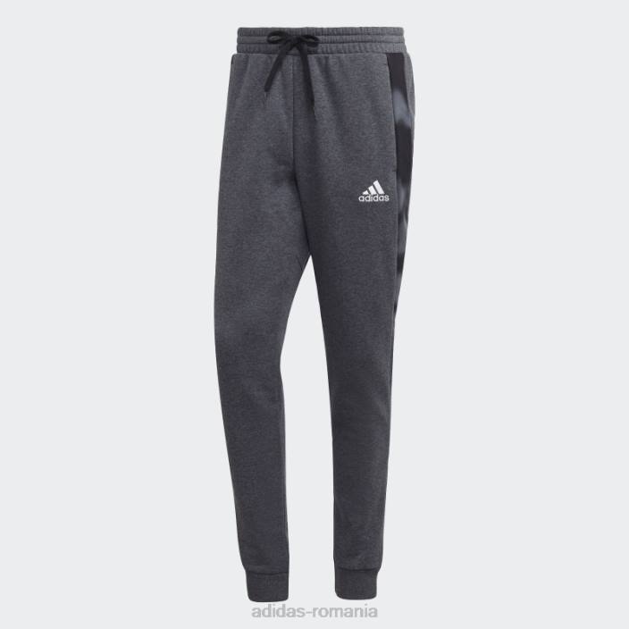 Adidas pantaloni din fleece cu imprimeu camuflat gri închis bărbați erica gri închis 2JBN21304