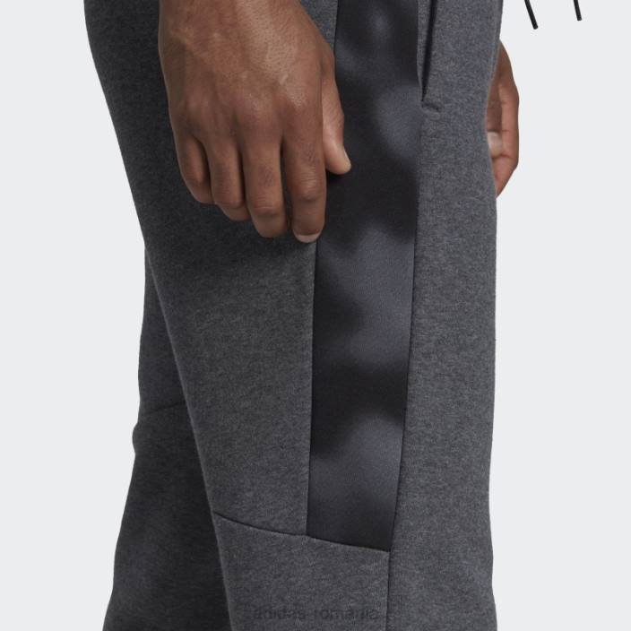 Adidas pantaloni din fleece cu imprimeu camuflat gri închis bărbați erica gri închis 2JBN21304