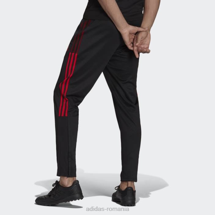 Adidas pantaloni eleganti tiro roșii bărbați negru/rosu 2JBN21281