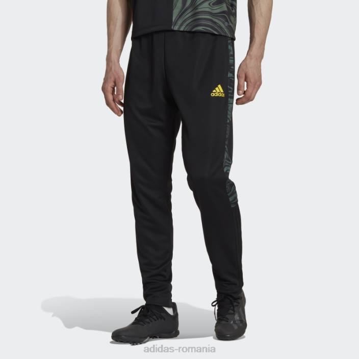 Adidas pantaloni negri tiro rfto bărbați negru 2JBN21148