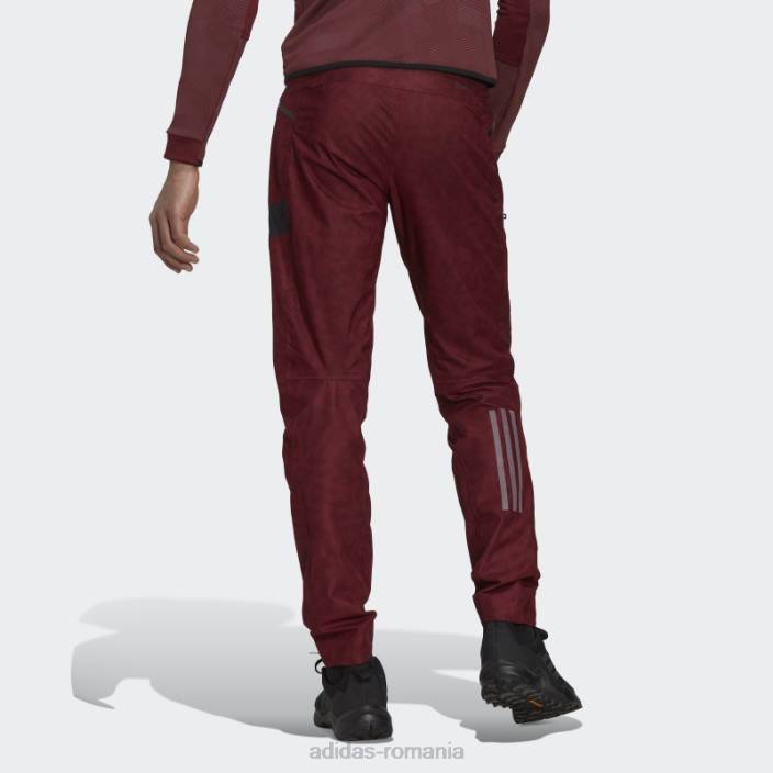 Adidas red terrex techrock rain.rdy pantaloni adidas bărbați roșu 2JBN21279