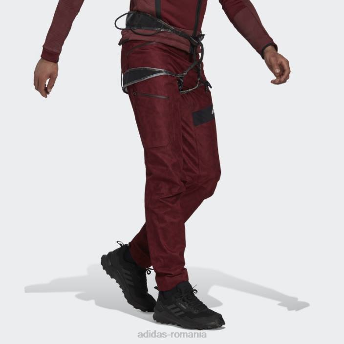 Adidas red terrex techrock rain.rdy pantaloni adidas bărbați roșu 2JBN21279