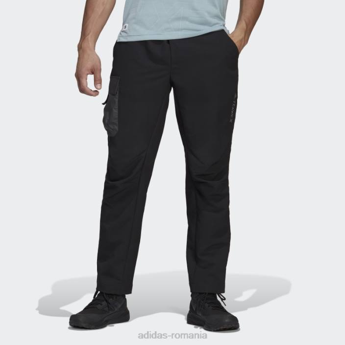 Adidas terrex made to be refacuți pantaloni de drumeție negri bărbați negru 2JBN21283