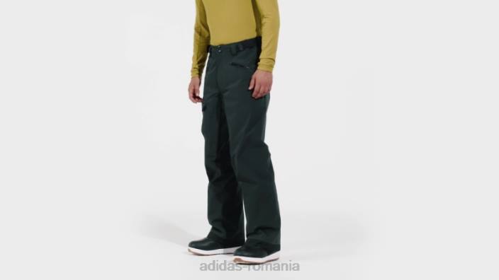 Adidas verde terrex resort pantaloni de zapada izolati cu doua straturi bărbați verde 2JBN21299