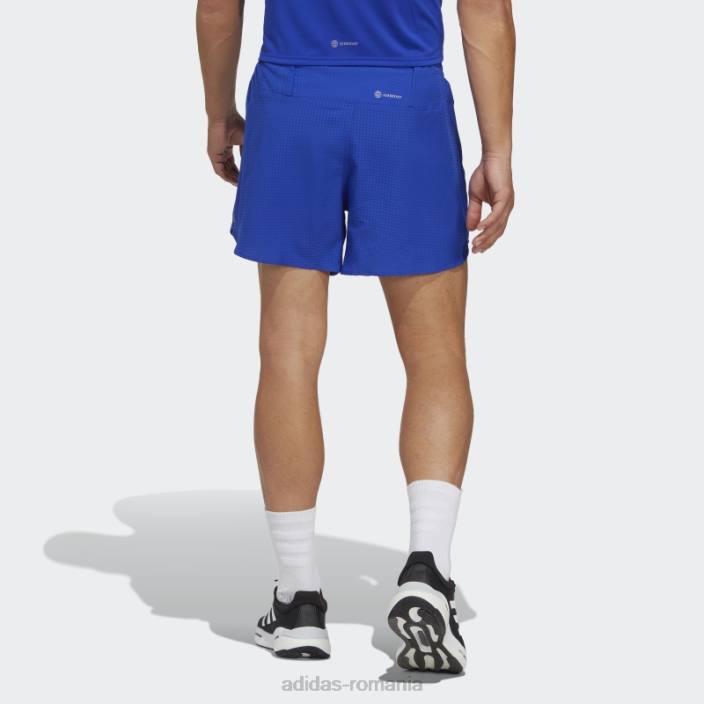 Adidas 4 pantaloni scurți de alergare cu design albastru bărbați albastru 2JBN14014