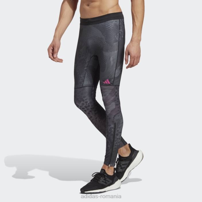 Adidas adizero sambata jambiere lungi gri fashion bărbați gri inchis 2JBN929