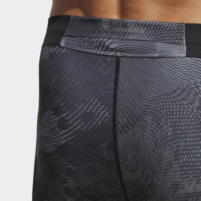 Adidas adizero saturday leggings lungi gri bărbați gri inchis 2JBN13565