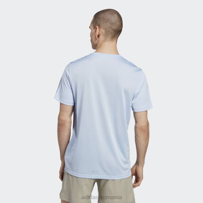 Adidas albastru alba deține tricou adidas bărbați albastru zori/argintiu 2JBN5601