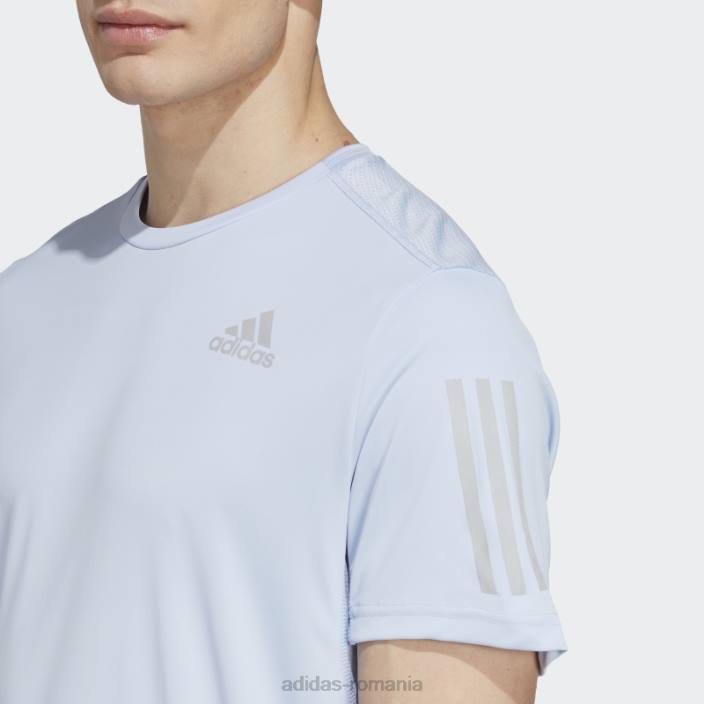 Adidas albastru alba deține tricou adidas bărbați albastru zori/argintiu 2JBN5601