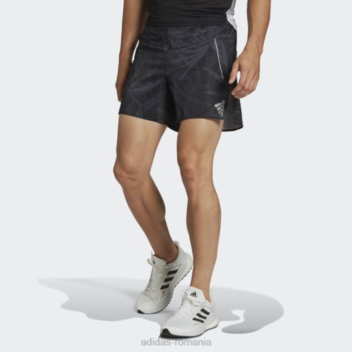 Adidas break the norm pantaloni scurți gri bărbați gri/negru 2JBN1640