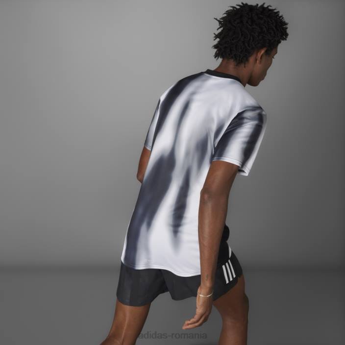 Adidas break the norm tricou gri bărbați gri/negru/alb 2JBN14870