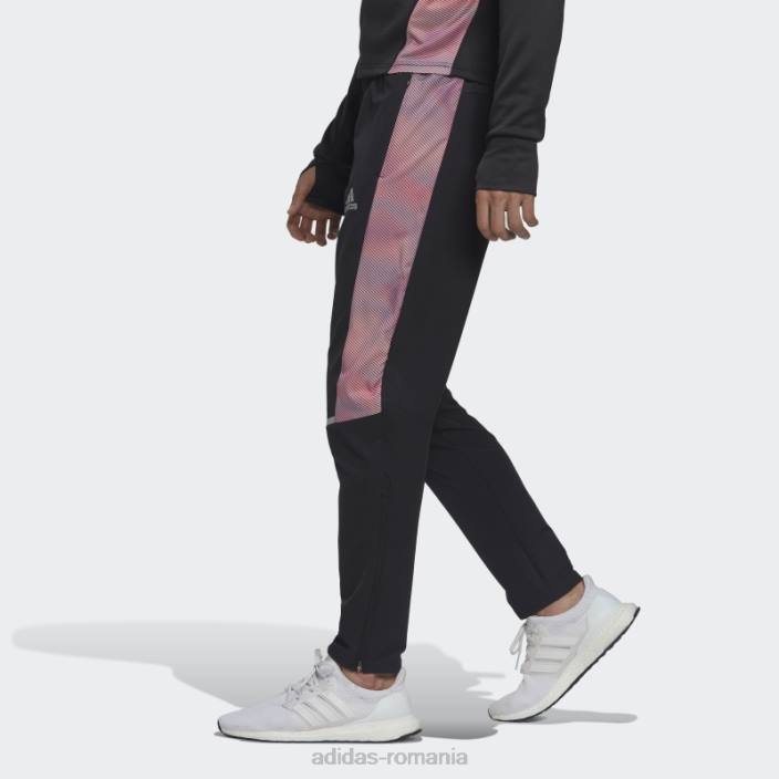 Adidas deține alergatul colorblock joggeri negri bărbați negru/multicolor/portocaliu 2JBN14834