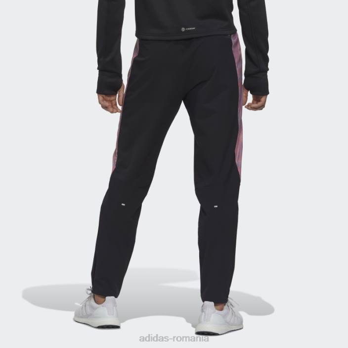 Adidas deține alergatul colorblock joggeri negri bărbați negru/multicolor/portocaliu 2JBN14834