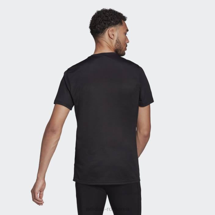 Adidas deține tricou argintiu elegant bărbați negru argintiu 2JBN3636