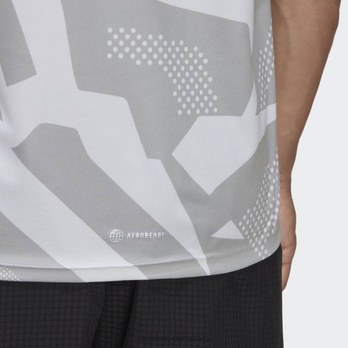 Adidas deține tricou sezonier adidas gri bărbați gri/alb 2JBN924