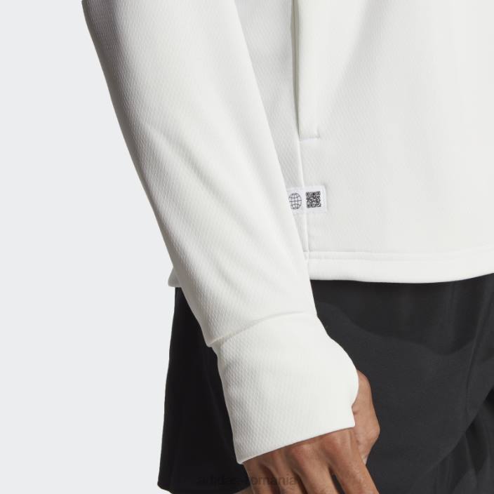 Adidas făcut pentru a fi refăcut aeroready running hoodie alb bărbați alb 2JBN13633