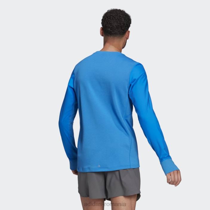 Adidas hanorac echipaj cu reflexie rapidă blue rush bărbați papură albastră/argintiu 2JBN7238
