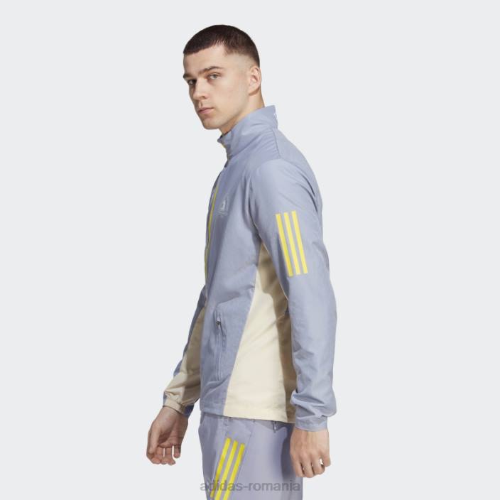 Adidas jachetă de sărbătoare boston marathon 2023 violet argintiu bărbați violet argintiu 2JBN6212