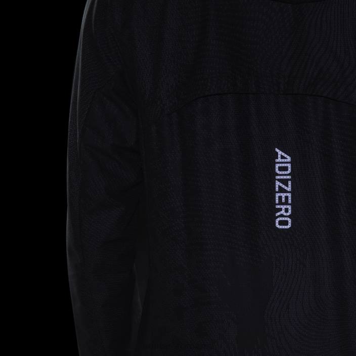 Adidas jachetă neagră cu membrană adizero engineered adidas bărbați negru/fucsia 2JBN13563