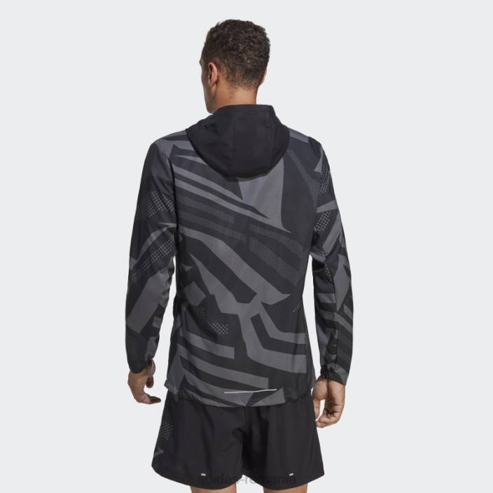 Adidas jachetă neagră de sezon bărbați gri inchis 2JBN5846