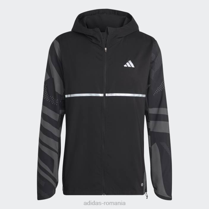 Adidas jachetă neagră de sezon bărbați gri inchis 2JBN5846