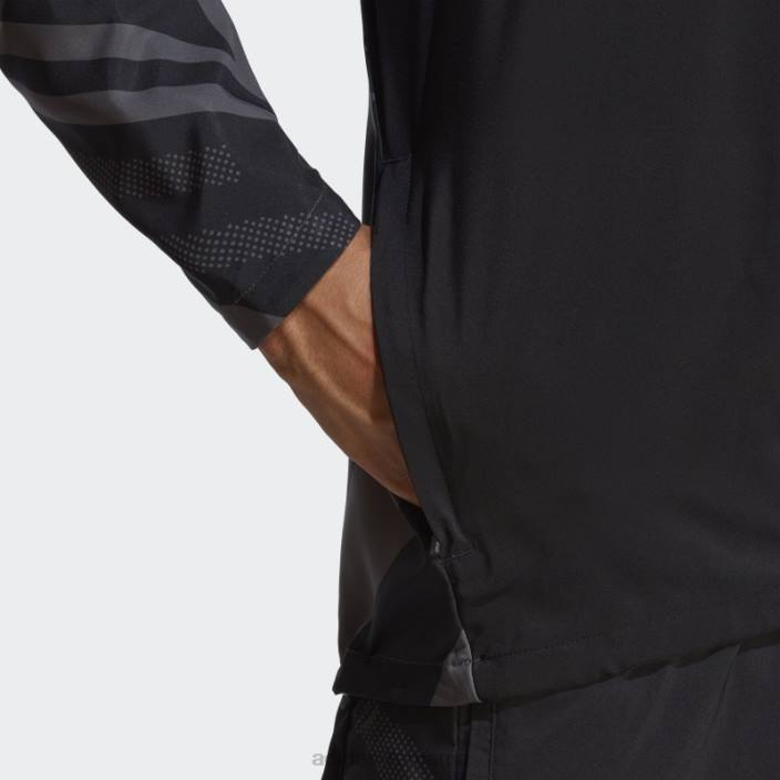 Adidas jachetă neagră de sezon bărbați gri inchis 2JBN5846