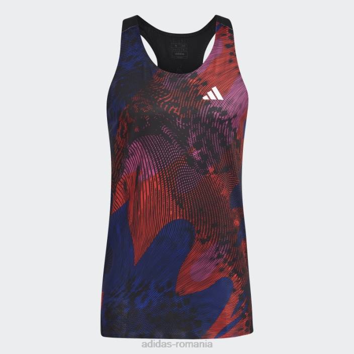Adidas maiou negru adizero bărbați negru/rosu 2JBN13192