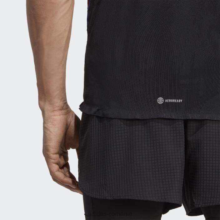 Adidas maiou negru adizero bărbați negru/rosu 2JBN13192