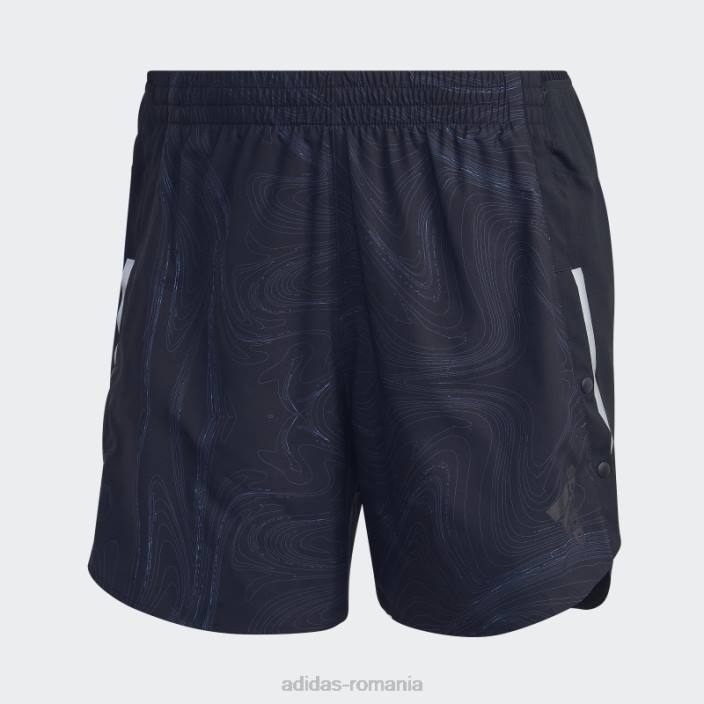 Adidas modă concepută pentru alergare pentru oceane pantaloni scurți albastru bărbați negru/albastru 2JBN6852