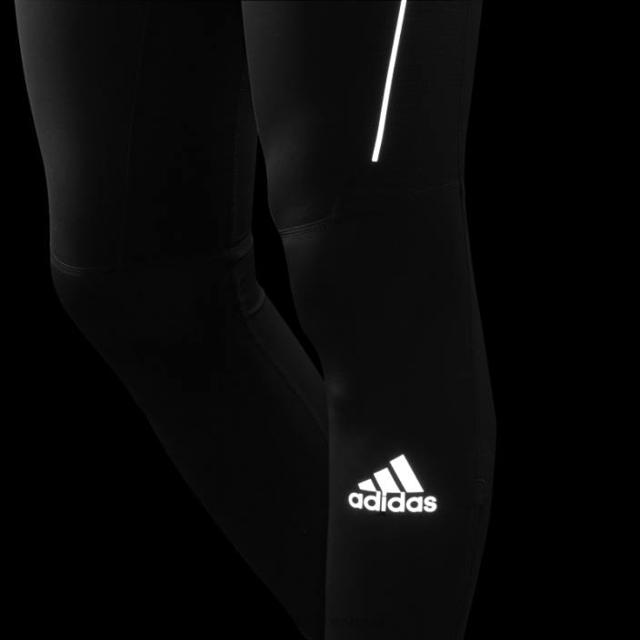Adidas negru deține colanții de alergare bărbați negru argintiu 2JBN6443