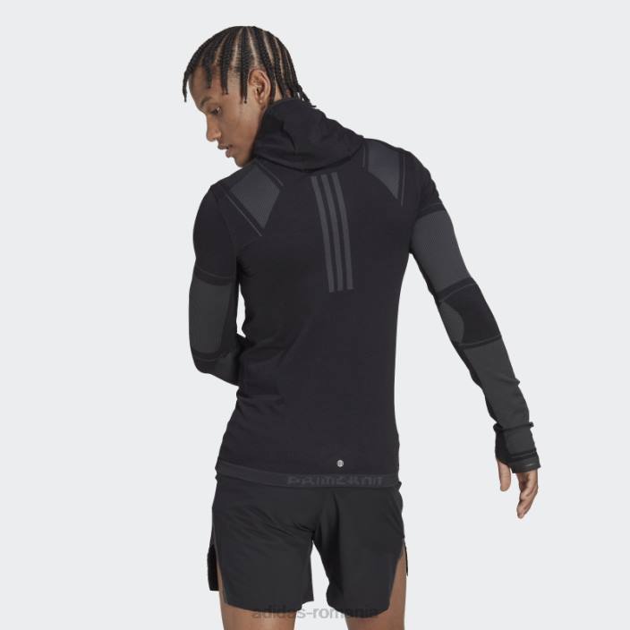 Adidas negru x-city adidas cu mânecă lungă bărbați negru/carbon 2JBN7347