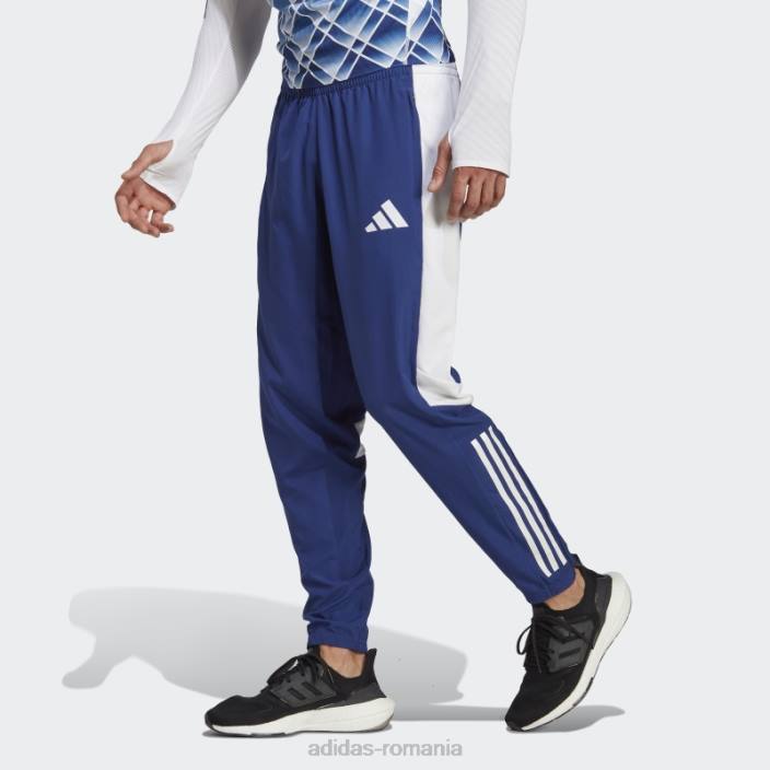 Adidas pantaloni de trening albastru victorie bărbați albastru victorie 2JBN14245
