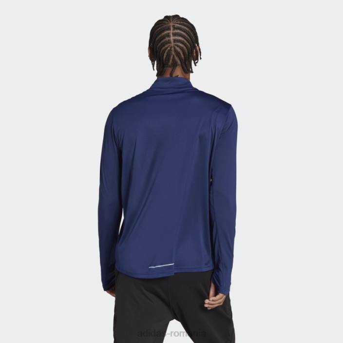 Adidas top cu mânecă lungă cu fermoar 1/2 albastru închis bărbați albastru inchis 2JBN13411