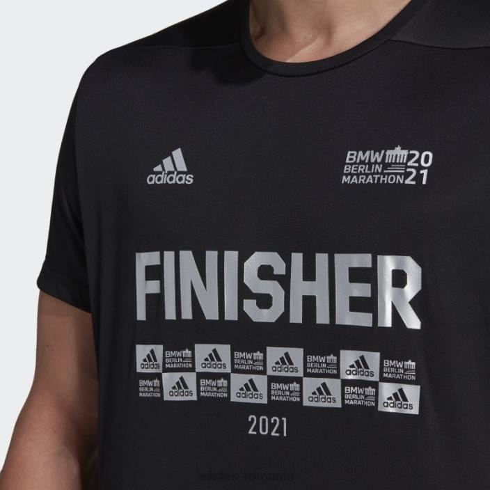 Adidas tricou Berlin Marathon finisher negru bărbați negru 2JBN15308